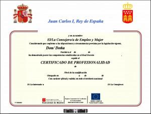 Certificado Profesionalidad