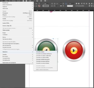 Crear botón Adobe indesign