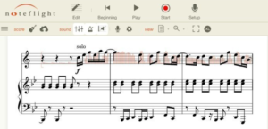 Noteflight y su uso en el aula