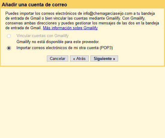 configurar correo gmail