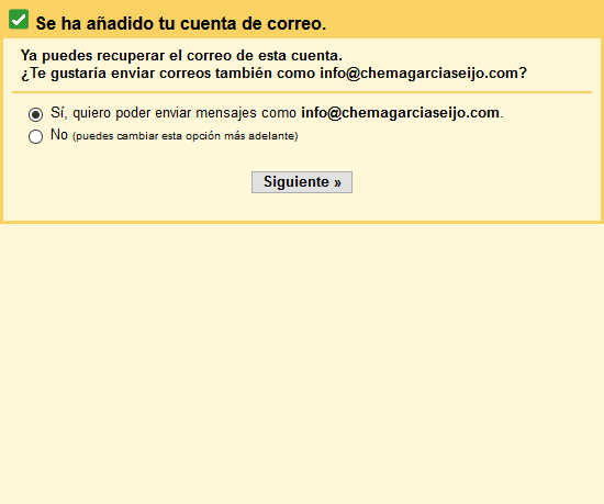 La clave estaría en indicar que no se deje copia en el servidor con la finalidad de que no ocupe espacio y no se cubra la cuota de megas que tienes contratada en el plan de correo.