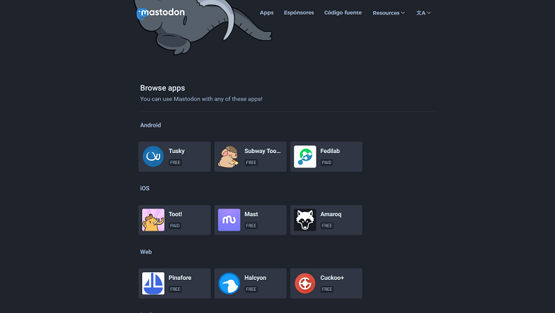 apps mastodon