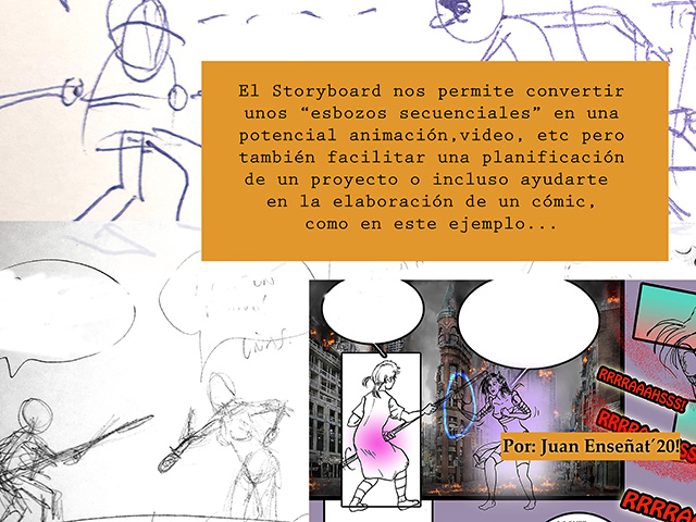 que es un storyboard: esbozos para planificar