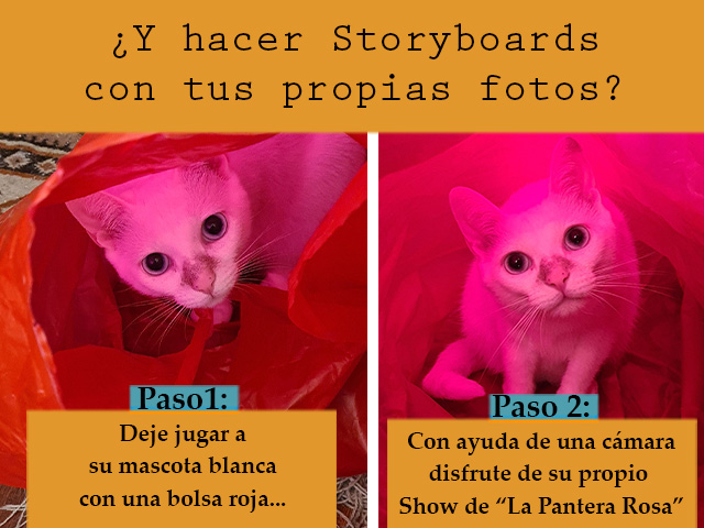 hacer storyboards con fotos