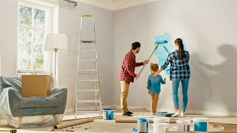 pintar la casa